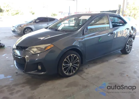 2014 Toyota Corolla S Premium z USA, uszkodzony, nr VIN 5YFBURHE3EP045111